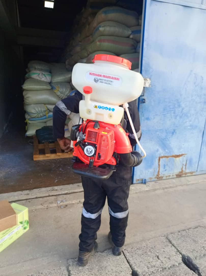 Warehouse fumigation